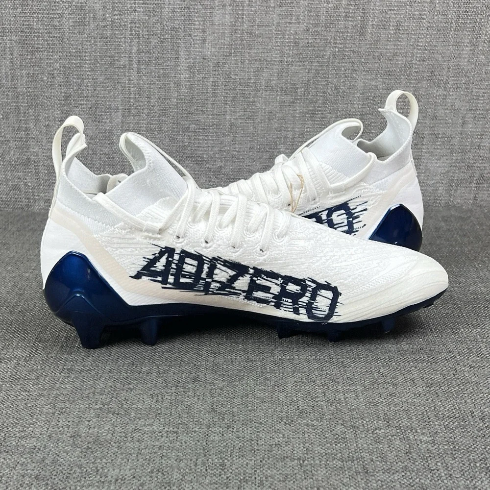 adidas Adizero PRIMEKNIT Football Cleats White Blue GV9624 Men's 13 - Picture 5 of 10